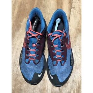 Nike Men's Athletic Shoes Blue Maroon with Pink Accents